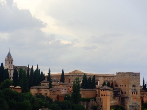 Granada -Sacromonte -vedere alhambra
